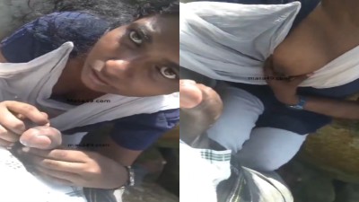 Keralathu College Student Sucks Dick Outside Blowjob Video