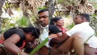 Tamil Nadu Aunty Outdoor Saree blowjob Video