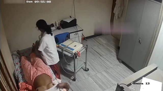 Desi Tamil Aunty Nurse Cream Leg Hard MMS Viral