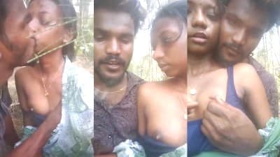 Horny Trichy Girl Kiss Outdoor Hot Fucking Video