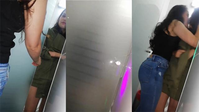 Horny Bengaluru Girls Ke Beech Washroom Mein Hua Lesbian Sex HD