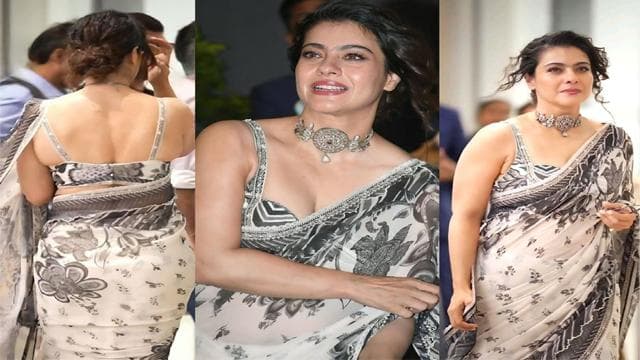 Horny Bollywood Kajol Boob Press Viral