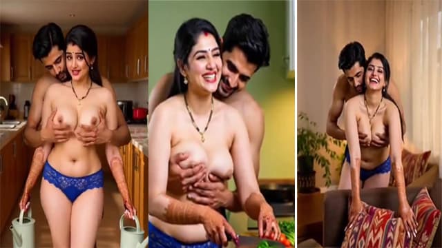 Hot Bhabhi Boobs Presses His Nude Kinky Devar